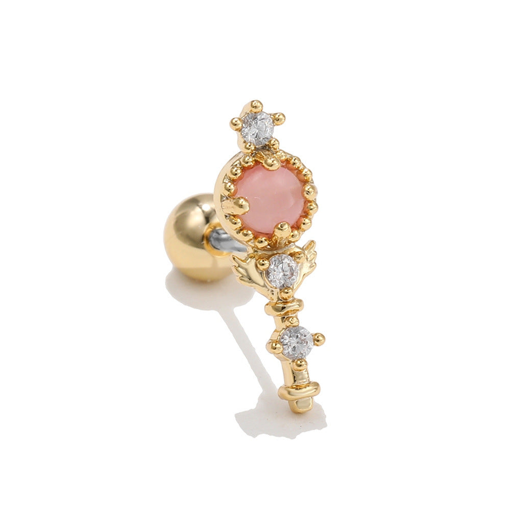 Pendientes de acero inoxidable Ultra-fairy para mujer