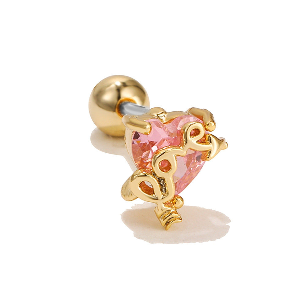 Pendientes de acero inoxidable Ultra-fairy para mujer