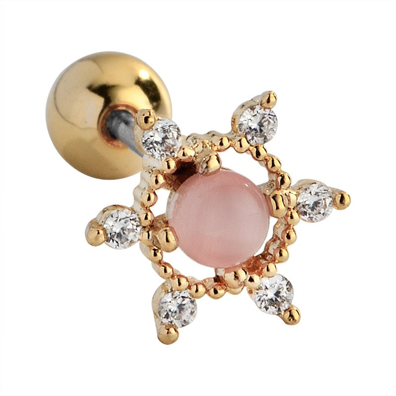 Pendientes de acero inoxidable Ultra-fairy para mujer