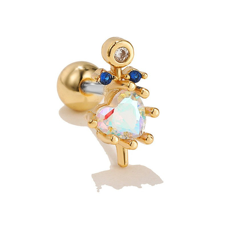 Pendientes de acero inoxidable Ultra-fairy para mujer