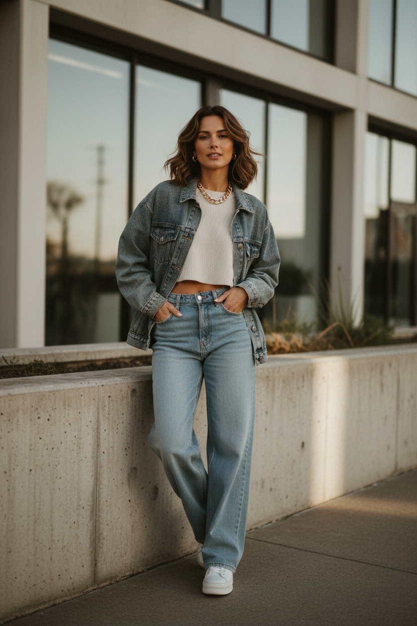 para mi tienda online necesito una foto de una modelo que se vase en la ropa qe sea con estilo y natural